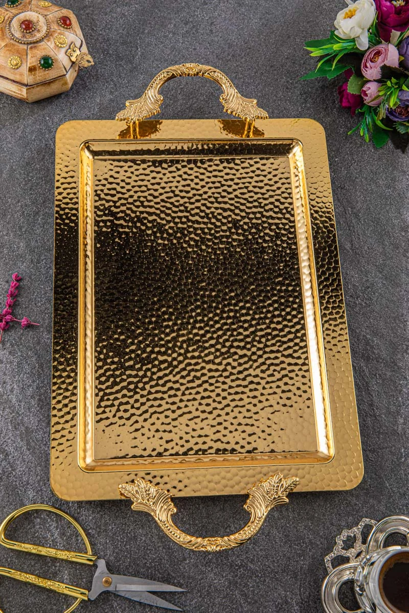 Damla ovales Blechtablett (43 × 28 cm)