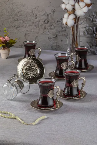 Damla 6 Kişilik Çay Seti